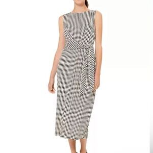 Hobbs London Alana Houndstooth Sheath Dress NWT